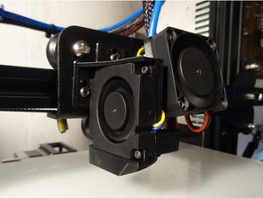 ender 3 Kühlung 3d Drucker Teile creality Kanal fan 3d print model - Mito3D