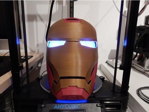l'homme de fer barre led yeux d'autres iron man masque 3d print model - Mito3D