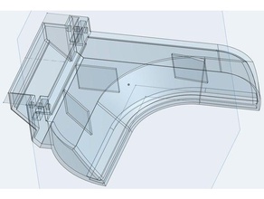 leshp-z1 face radiale de conduits ventilation 3d l'imprimante pièces 3d print model - Mito3D