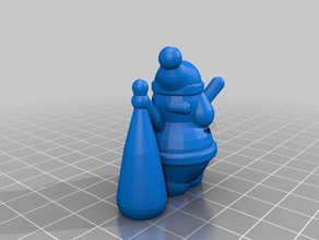 personalizado santa las esculturas 3d print model - Mito3D