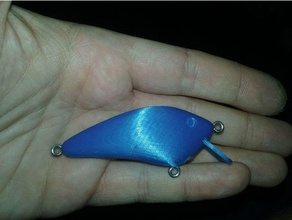 crankbait deporte al aire libre el señuelo de la pesca 3d print model - Mito3D