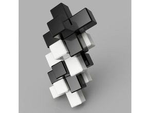 cheval frise puzzles 3d puzzle casse tete 3d print model - Mito3D