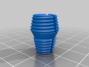 a auto-centragem cônico-segmento z-eixo de acoplamento v2 anet edição 3d impressora partes acoplador 3d print model - Mito3D
