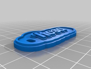 andres Schlüsselanhänger angepasst 3d print model - Mito3D