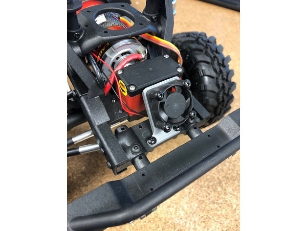 redcat gen 8 servo di montaggio per ventole da 25mm rc i veicoli rockcrawler scout 3D print model - Mito3D