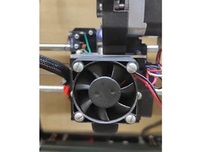 sethi3d fan controlado yazıcı aksesuarlar soğutma kanalı fanı 3d print model - Mito3D