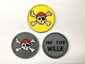 goonies pirate coin multi-material 3d printing tests mosaic palette 2 multi-color 3d print model - Mito3D