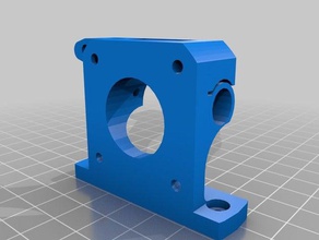 my customized bowden extruder mount anet a8 others 3d printer extruders 3d print model - Mito3D