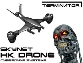hk drone modello i veicoli arnold schwarzenegger l'assemblaggio assemblaggio richiesto cyberdyne droni modelli skynet astronave terminator 3d print model - Mito3D