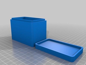 amiibo card box containers customized 3d print model - Mito3D