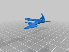 karga uçağı araç dark eldar epik epic40k destansı ölçekte uzay elf 3d print model - Mito3D