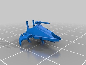 zehir araç dark eldar epik epic40k destansı ölçekte uzay elf 3d print model - Mito3D