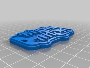 blgn Anahtarlık özelleştirilmiş 3d print model - Mito3D