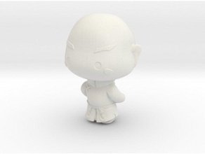 cina impero, re di bambola sculture corpo umana minatures pietra 3d print model - Mito3D