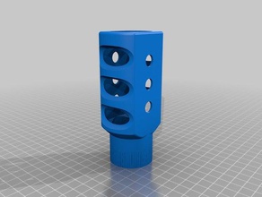nerf flash hider props barrel 3d print model - Mito3D