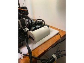 anycubic chiron yuvarlak adaptör fişi biriktirme 3d yazıcı parçalar filaman slip üzerinde makara adaptörü tutucu 3d print model - Mito3D