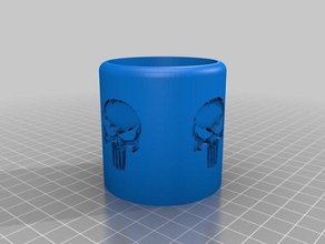 punisher container 3d printing 3d print model - Mito3D