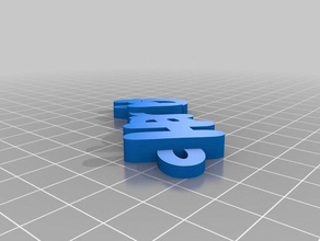 harry keychains customized 3d print model - Mito3D