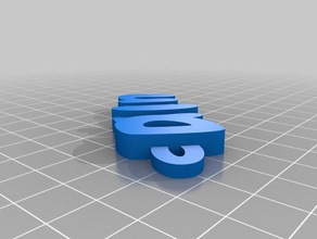 dillon Schlüsselanhänger angepasst 3d print model - Mito3D