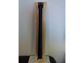 baseball bat holder other flashlight display 3d print model - Mito3D