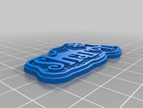 my customized xmas gift tag signs logos 3d print model - Mito3D