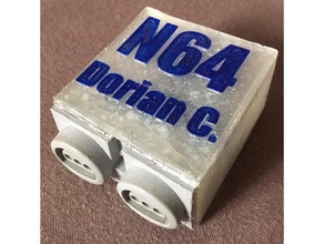 n64 usb-Gehäuse diy das nintendo 64 retrogaming usb-adapter 3d print model - Mito3D