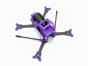 rotorious fpv zoot sq12 firefly hd dvr camera mount hobby fpvmicro racing microfpv quelima rotoriousfpv 3d print model - Mito3D