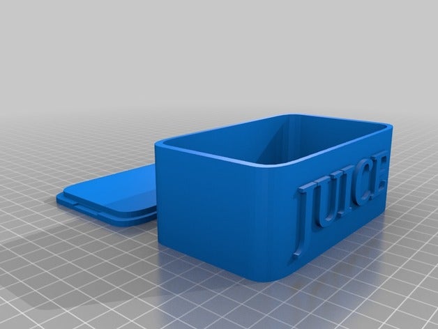 Runde Saft-Kasten-Halter-Diabetiker 3d drucken diabetes Typ-1-diabetes 3D print model - Mito3D