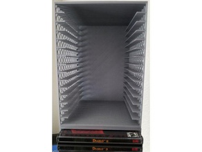 stackable cd shelves organization 3d print model - Mito3D