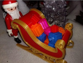 Noel hediye sanat cadeau cadeaux dekorasyon noel hediyesi sapin traineau 3d print model - Mito3D
