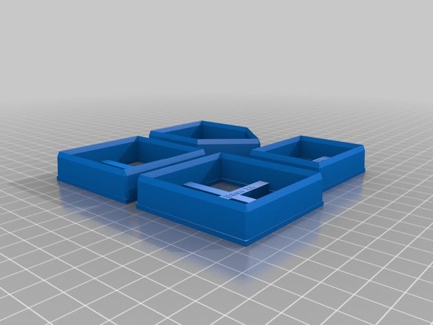 mini casa di pan zenzero cutter cucina pranzo 3D print model - Mito3D