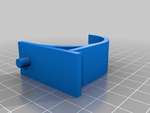 trash bag hook shelf pins household supplies bin kitchen 3d print model - Mito3D