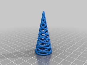 minimalystic christmas tree 3d printing 3d print model - Mito3D