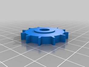 my customized heatbed knob 3d printer parts 3d print model - Mito3D