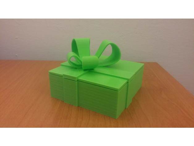 giftbox decoração natal de caixa presente nsfw 3D print model - Mito3D