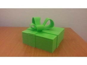 giftbox arredamento di natale decorazione scatola regalo nsfw 3d print model - Mito3D