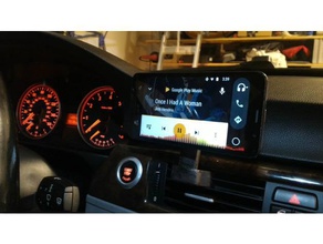 telefono cellulare vent mount veicoli di bmw 3d print model - Mito3D