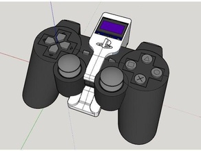 ps2 controlador addon diy gamepad 3d print model - Mito3D