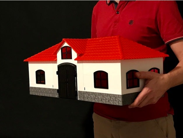 Spielzeug Pferdestall Maßstab 124 - Spiele Pferd Bereich Pferde nsfw ranger schleich 3D print model - Mito3D