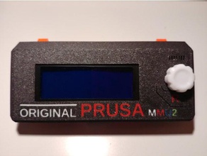 inoffizielle prusa i3 mk3 mmu2 lcd-Abdeckung 3d Drucker ldc cover multimaterial 3d print model - Mito3D