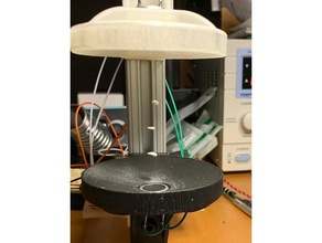 acústico levitator teste de prato a física astronomia 8020 suporte hc-sr04 levitação minilev transdutor ultra-sônico 3d print model - Mito3D