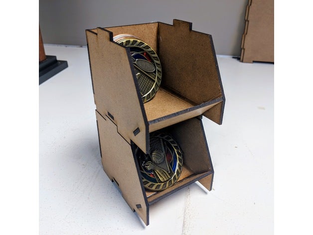 yet another stackable box lasercutter organization 3D print model - Mito3D