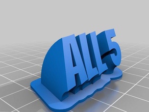 all 5 finally office customized 3d print model - Mito3D