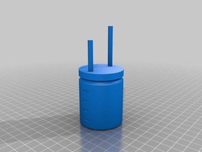 electrolytic capacitor 1&microf electronics 3d print model - Mito3D