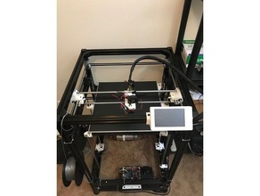 cyclops carriage 3d printer parts hevo hypercube evolution wiring clamp harness xcarriage 3d print model - Mito3D