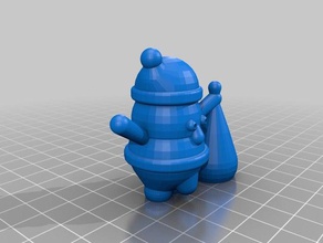 meine angepasste santa claus4 Skulpturen 3d print model - Mito3D