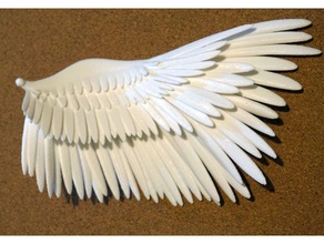 alas de impresión mejorada-capacidad doble pluma recuento fuerza la moda ángel nsfw 3d print model - Mito3D