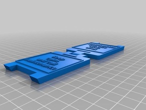keep calm call maintenance floor stand signs logos customized 3d print model - Mito3D