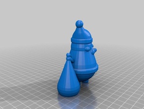 my customized santa claus sculptures 3d print model - Mito3D