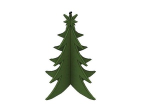 christmas tree household 3d print model - Mito3D